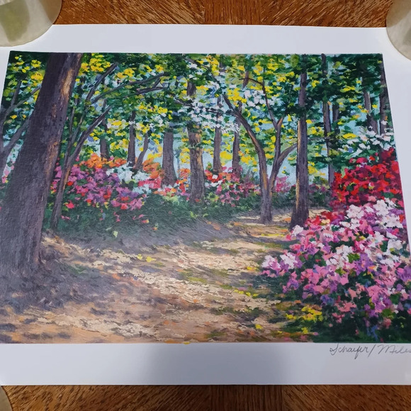 SCHAEFER MILES SIGNED AND NUMBERED ART WORK LOT OF 3 PAINTING/PRINTS 1 LARGE 2 S - Picture 15 of 16